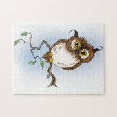 Niedliches Owl Brown Hoot Puzzle (Horizontal)