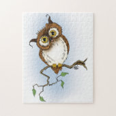 Niedliches Owl Brown Hoot Puzzle (Vertikal)