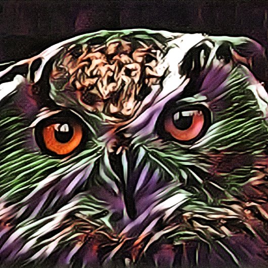 NIEDLICHES OWL BUTTON