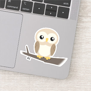 Niedliches Owl Custom Cut Vinyl Stickers Aufkleber