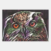 NIEDLICHES OWL GESCHENKPAPIER SET (Vorderseite)