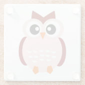 NIEDLICHES OWL GLASUNTERSETZER (Rückseite)