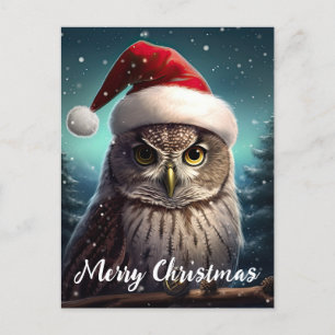 Niedliches Owl Happy Holidays Weihnachten