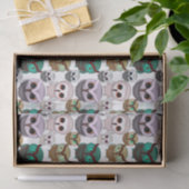 Niedliches Owl Illustrationsmuster Seidenpapier (Geschenk)