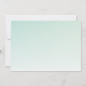 Niedliches Owl in einem grünen Top Hat Dankeskarte (Rückseite)