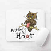 Niedliches Owl Knittern Mousepad (Mit Mouse)