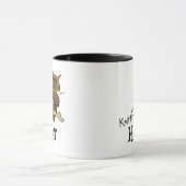 Niedliches Owl Knittern Tasse (Zentrum)