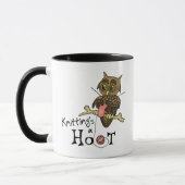 Niedliches Owl Knittern Tasse (Links)