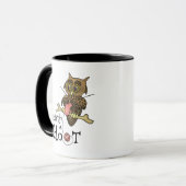 Niedliches Owl Knittern Tasse (Vorderseite Links)