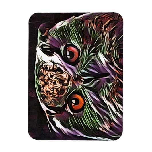 NIEDLICHES OWL MAGNET (Vertikal)