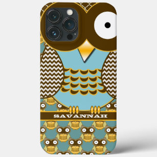 Niedliches Owl Maurische Zig Zag Muster Wählen Sie Case-Mate iPhone Hülle