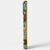 Niedliches Owl Maurische Zig Zag Muster Wählen Sie Case-Mate iPhone Hülle (Rückseite / Links)