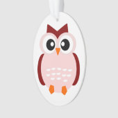 NIEDLICHES OWL ORNAMENT (Vorderseite)