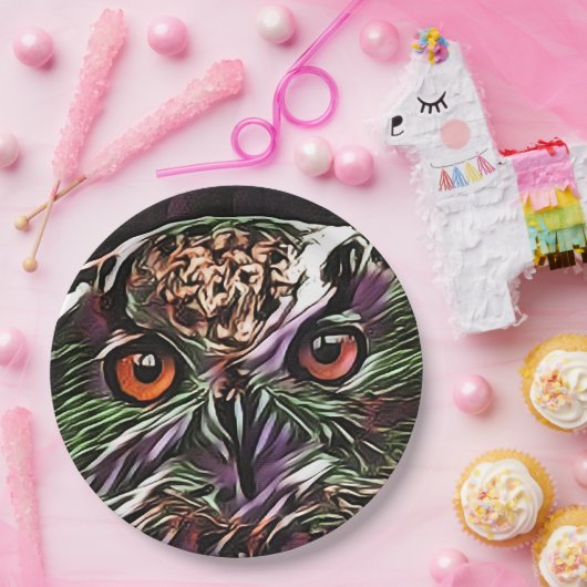 NIEDLICHES OWL PAPPTELLER (Party)