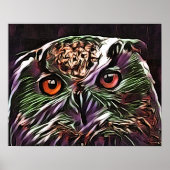 NIEDLICHES OWL POSTER (Vorne)