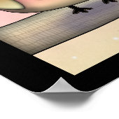 Niedliches Owl Poster (Ecke)