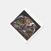 NIEDLICHES OWL SERVIETTE (Ecke)