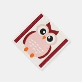 NIEDLICHES OWL SERVIETTE (Ecke)