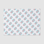 Niedliches Owls Baby Duschgeschenkpapier Seidenpapier (Vorderseite)