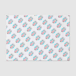 Niedliches Owls Baby Duschgeschenkpapier Seidenpapier