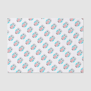 Niedliches Owls Baby Duschgeschenkpapier Seidenpapier