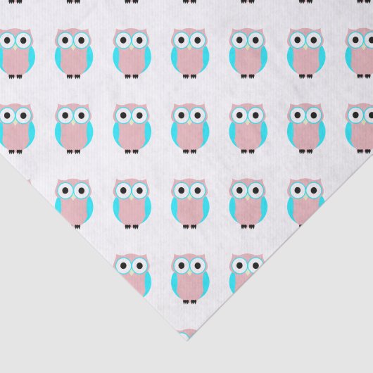 Niedliches Owls Baby Duschgeschenkpapier Seidenpapier (Ausschnitt)