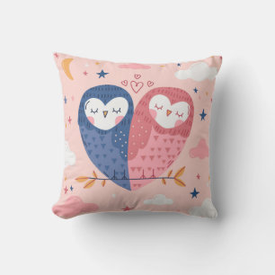 Niedliches Owls-Kissen Kissen