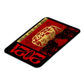 Niedliches OX Chinese Year 2021 Zodiac Birthday HF Magnet (Linke Seite)