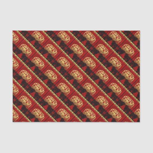 Niedliches Ox Chinese Year 2021 Zodiac Birthday Ti Seidenpapier (Vorderseite)