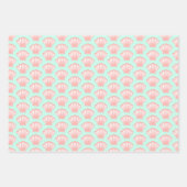 Niedliches Ozeanmuster Geschenkpapier Set (Vorderseite 2)