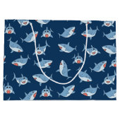 Niedliches Ozeanmuster Große Geschenktüte (Rückseite)