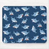 Niedliches Ozeanmuster Mousepad (Vorne)