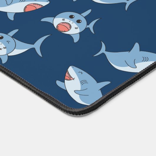 Niedliches Ozeanmuster Schreibtischunterlage (Ecke)