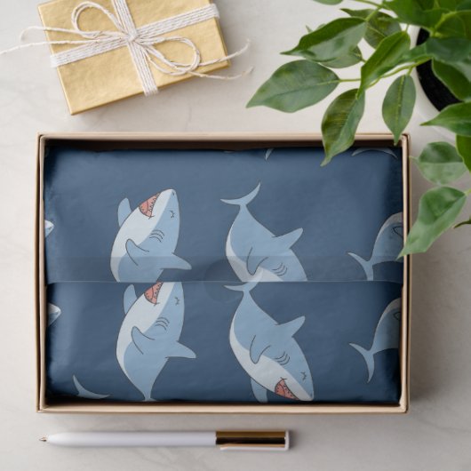 Niedliches Ozeanmuster Seidenpapier (Geschenk)