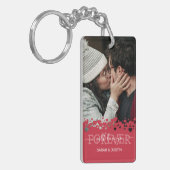 Niedliches Paar 2 Foto Schlüsselanhänger (Vorderseite links)