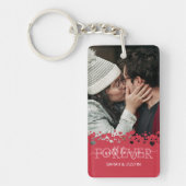 Niedliches Paar 2 Foto Schlüsselanhänger (Vorderseite)