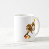 Niedliches Paar der Sparrows-Bird-Tasse Kaffeetasse (VorderseiteRechts)