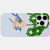 Niedliches Paar spielerische Parrots Rosellas Case-Mate iPhone Hülle (Rückseite (Horizontal))