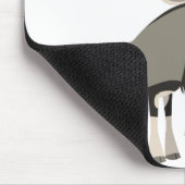 Niedliches Paar von Cartoon Oryxes Mousepad (Ecke)