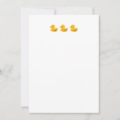 Niedliches Paddeln von Enten Art Dankeskarte (Vorderseite)