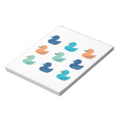 Niedliches Paddeln von Enten Art II Notizblock (Rotiert)