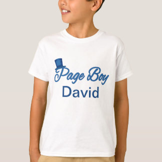 Niedliches Page Boy Tshirt zum Anpassen