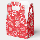 niedliches Paisley-Fliesenmuster Geschenkschachtel (Geöffnet)