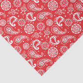 niedliches Paisley-Fliesenmuster Seidenpapier (Ausschnitt)