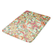 Niedliches Paisley-Muster Badematte (Schrägansicht)