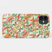 Niedliches Paisley-Muster Case-Mate iPhone Hülle (Rückseite (Horizontal))