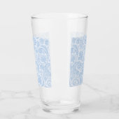 Niedliches Paisley-Muster Glas (Links)