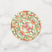 Niedliches Paisley-Muster Konfetti (Klein Vorderseite)