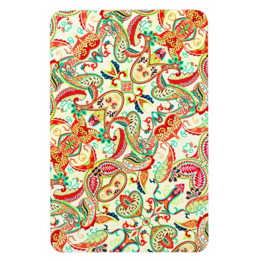 Niedliches Paisley-Muster Magnet (Vertikal)