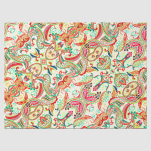 Niedliches Paisley-Muster Seidenpapier